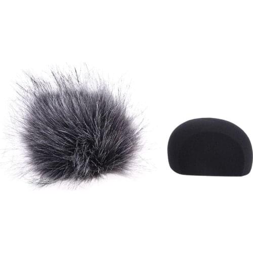 Foam Mic Wind Cover Furry Windscreen Muff for ZOOM H5 H6 Recorder Microphone B95C