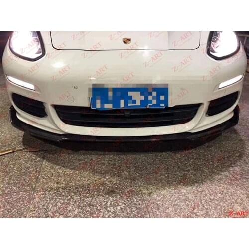 Z-ART for Porsche Panamera carbon fiber front lip For Porsche 970 carbon fiber front lip for Panamera front spoiler front chin