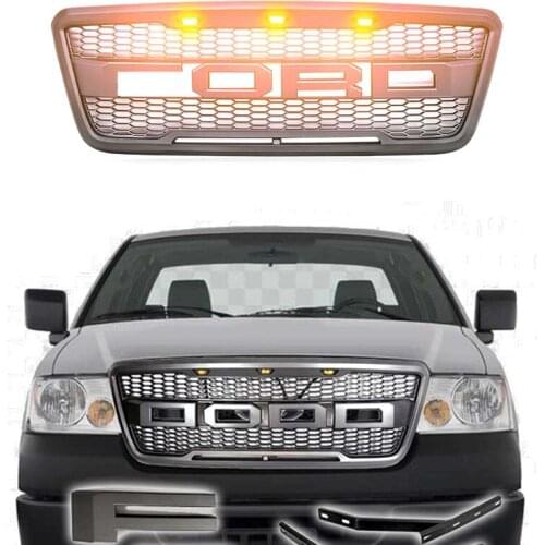 Pickup F-150 Accessories GRILLS Front Race Grille Modified RAPTOR GRILLS Front Bumper Mask Suitable For F150 2004-2008