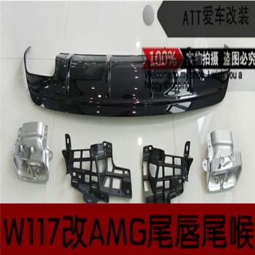Suitable for W117 After Benz Modified, Cla2002 20260 Was Modified Upgraded Cla45 Four Out Lip and Tail Throat Kit Amg