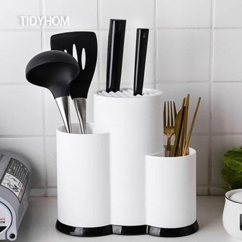 Simple And Modern Multi-function Storage Of Knives Tableware Kitchen Supplies Storage Racks Cooking Tools Storage Containersjars