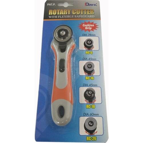 Top quality Rotary Cutter 28mm Fabric Paper Vinyl Circular Cut rotary cutter roller cutter round made iin taiwan