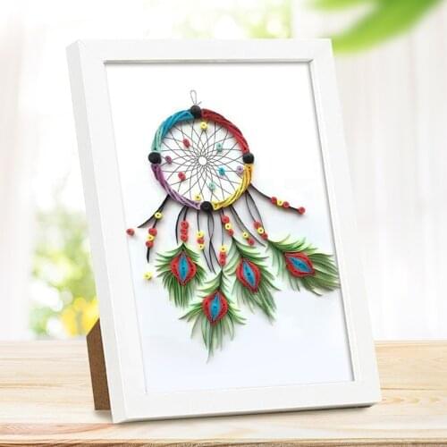 Japanese origami paper Dreamcatcher DIY colored craft art home decor gift decoupage rolling paper Quilling materials tools Kit