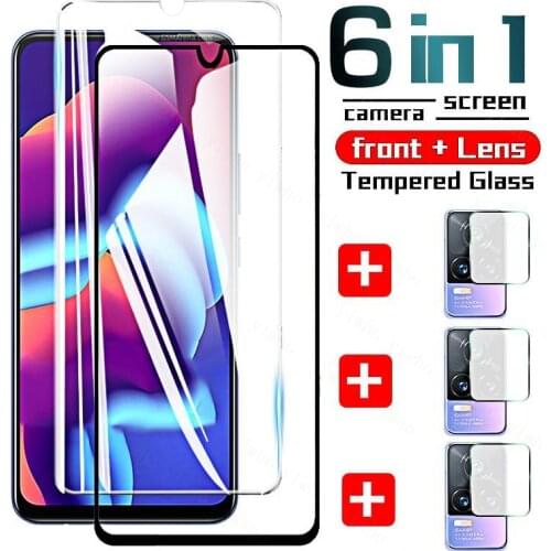 Screen Protector for VIVO Y73 Y72 Y52 5G Y51 Y31 Y30 Y20 Y11 Tempered Glass Premium Full Coverage Protection Film Camera Lens