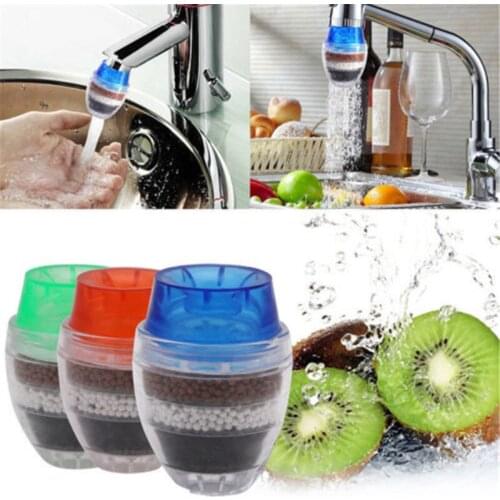 1pcs Active Carbon Kitchen Faucet Tap Water Purifier Filter Home Accessories Water Clean Purifier Filter