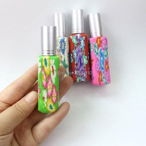 10ml soft ceramic pretty colors perfume bottle,spray glass bottle,travel refillable mist cosmetics container F556