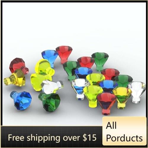10PCS High-Tech Assemble Particle 30153 1X1 Gem Building Blocks Kit Replaceable Part Toys For Children Birthday Gifts
