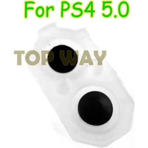 100sets Full Conductive rubber pad FOR PS4 JDS 050 JDM 055 L1 R1 L2 R2 Rubber Silicon Conductive Button Pad Set ForPS4 DualShock