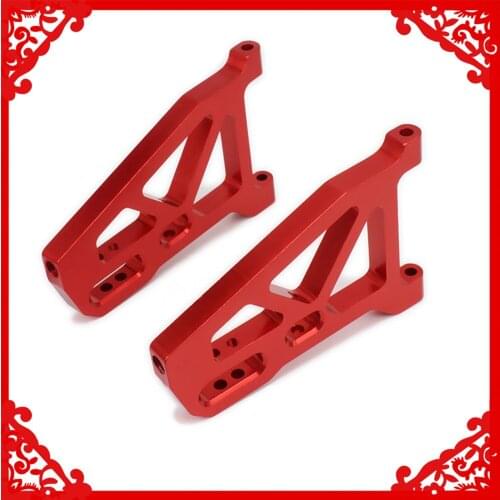2pcs Alloy Aluminum Front Lower Suspension Control A-Arms 513007 For Rc Car 1/10 FS Truck Buggy 53810 Upgraded Hop-Up Parts