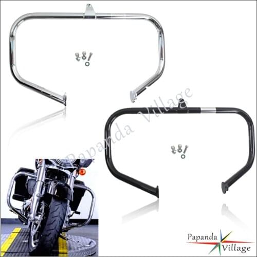 49050-09A Motorcycle Highway Engine Case Gguard 1-1/4" Crash Bar For Harley Touring Road King Electra Tri Glide FLH 2009-2020