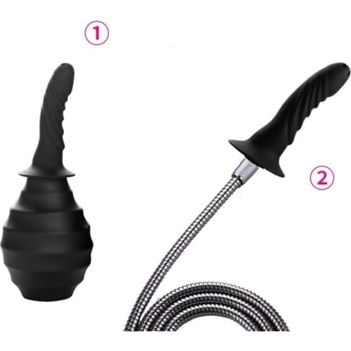 Enema System Anal Cleaner Bulb Cleaning Anus Washing Portable Toilet Bidet Shower Anaal Douche Washing Ducha Enema Shower