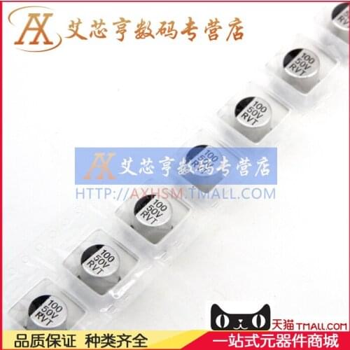 Free Shipping 50V 100UF 8*10mm