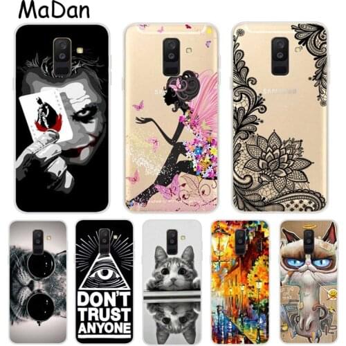 Cover For Samsung Galaxy A6 2018 Case Soft Silicone TPU Case Phone Protective Cases for Samsung Galaxy A6 Plus A6+ 2018 Cover