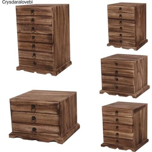 Multi-layer solid wood storage box Gift Boxes Pu'er tea collection Tea Wooden box Jewelry storage boxs kit