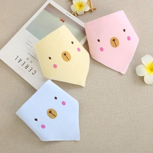 Baby Bibs Thin Cotton Super Cute Saliva Towel for Newborn Baby Feeding Burp Cloth for Baby Boy and Girl Four Seasons General
