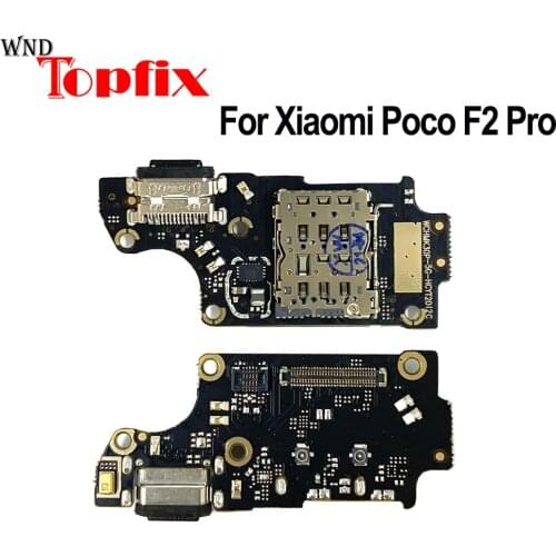 For Xiaomi Poco F2 Pro USB Charging Port Flex Cable Poco F2 Pro Charger Port Dock Plug Connect Board Replacement Parts