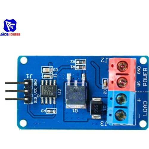 High Current MOSFET Switch Module DC Fan Motor LED Strip Driver for Arduino