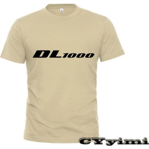 For SUZUKI DL 1000 DL1000 V-Strom T Shirt Men New LOGO T-shirt 100% Cotton Summer Short Sleeve Round Neck Tees Male
