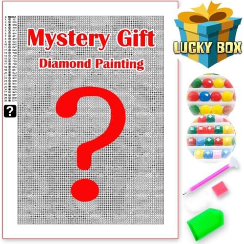 Surprise Box 10000+ Mosaic Diamond Painting Set DIY 5d Home Decor Embroidery Mystery Gift Pack Random 1pcs Creative Gift