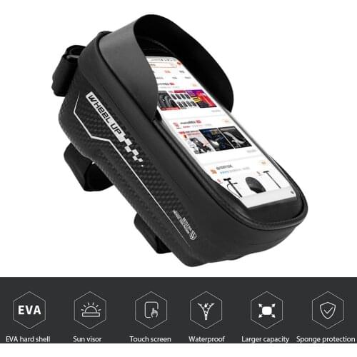 Rainproof MTB Bike Bicycle Bags Front Frame Cycling Accessories Phone Holder Bag 6.5 Inch Touchscreen Phone Case Mtb Accessories