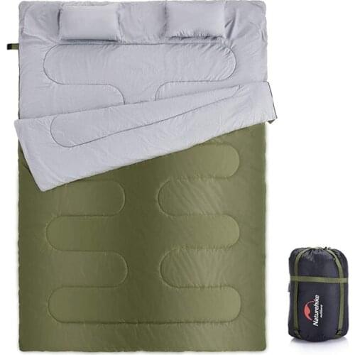 【New store 】 Double Sleeping Bag for Backpacking, Camping, Or Hiking, Queen Size XL SD15M030-J Naturehik
