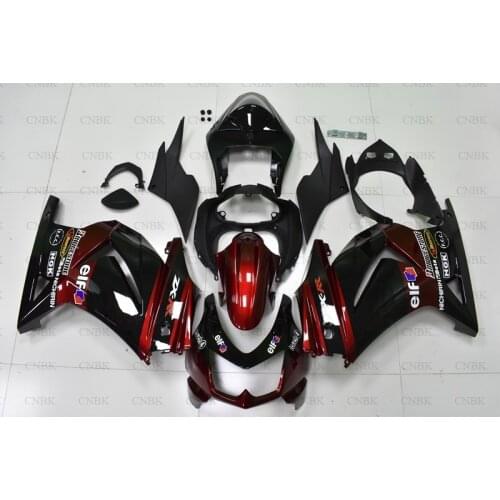 Abs Fairing for Kawasaki Zx250r 2008 for Kawasaki Zx250r Abs Fairing 2008 Ninja 250R Fairing 2008 - 2014 Red Black