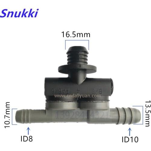 ID8 ID10 T type one-way valve non-return valve one way valve air pump vacuum check valve special for Ford Edge 1pcs a lot