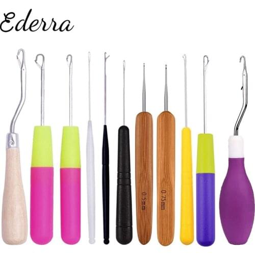Peluca Crochet Needles For Hair Extensions