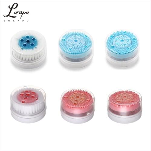 Cleansing brush head Sonic Nu Face rotating cleansing brush Galvanica facial spa system can deeply clean and remove blackheads