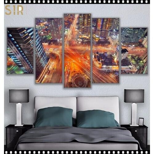 World Famous Architecture Beauty HD Five Wall Painting Decorative Painting Anime Posters Wall Decor Anime Decor Room Decor