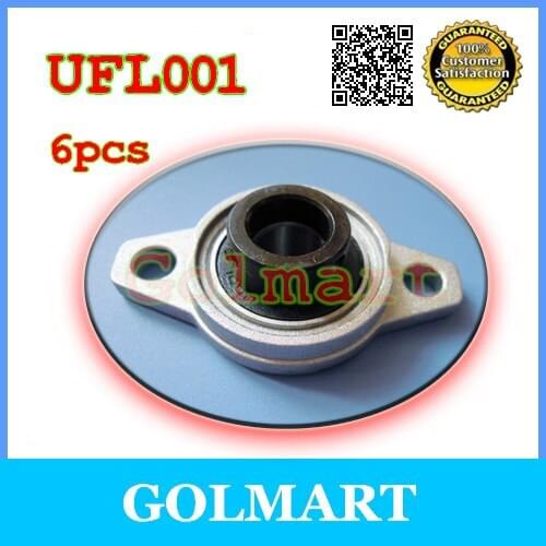 12 mm shaft caliber zinc alloy rhombus bearing housing UFL001 Spherical bearing (With eccentric sleeve)