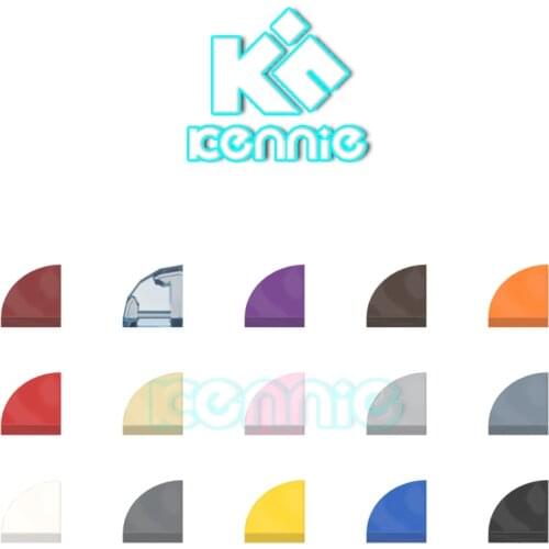 3000pcs/lot Kennie building block Compatible with No.25269 MOC Brick DIY block 1/4 Circle Tile 1X1 Assemble Particles brick set