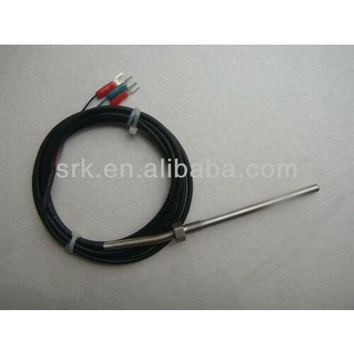 6*100mm Pt100 thermal resistance 1M Cable M8*1.25 Thread Fast Delivery