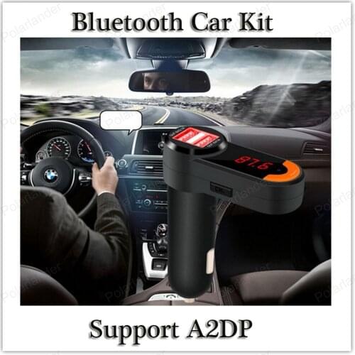 Mini Bluetooth MP3 Player Support A2DP Dual USB output AUX IN input FM output Bluetooth V2.1 Bluetooth Car Kit
