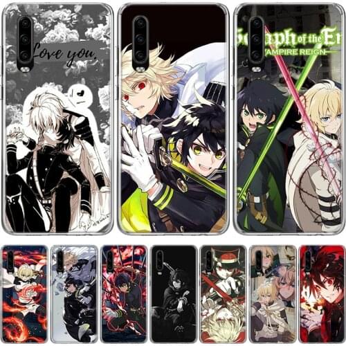 Seraph of the end 2 Anime Phone Case for Huawei P40 P30 P20 Mate 30 20 10 Pro P10 Lite P Smart Z + 2019 Gift Coque Cover Capa