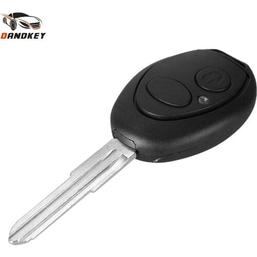 Dandkey New 2 Button Remote Car Key FOB Case Shell For Land Rover Sport Discovery 1999-2004 Auto Replacement Uncut Blade