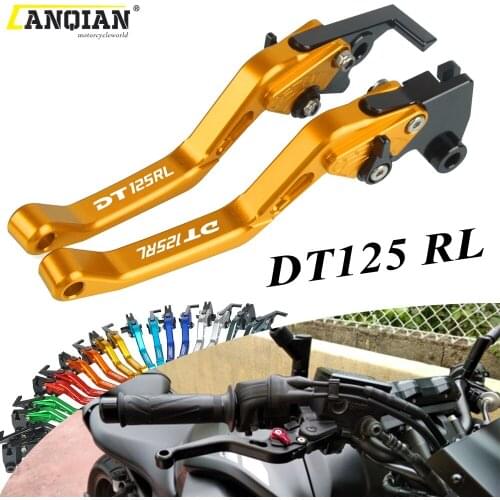 For YAMAHA DT 125 DT125 RL 1989-1999 Motorcycle Accessories Aluminum Adjustable Foldable Extendable Brake Lever Clutch Levers