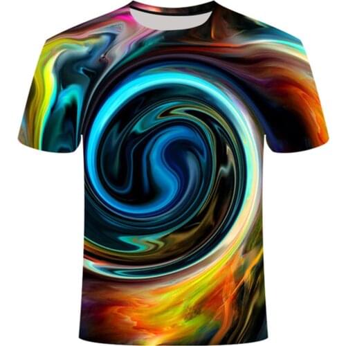 Vertigo Hypnotic 3d Tee Shirt Mens Summer T shirt 3D Printed Tshirts Short Sleeve Compression Tshirt Men/women Party T-shirt