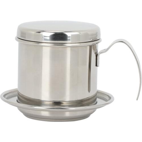 Stainless Steel Vietnamese Drip Coffee Filter Maker Pot Infuser for Office Home Traveling Coffee Maker Dripper Mechanism