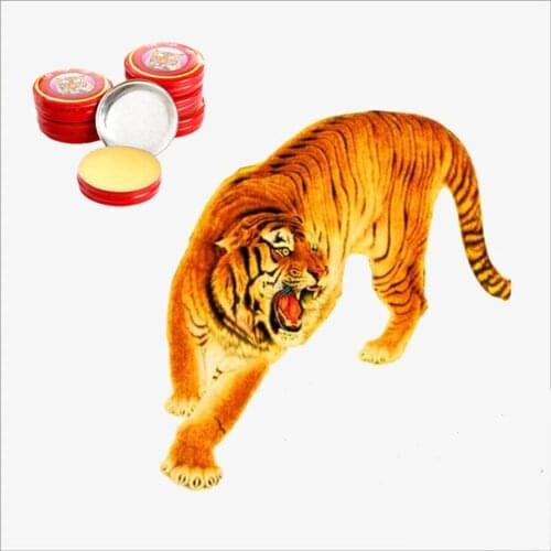 Chinese Herbs Cool tiger balm Ointment cold oil relieve Arthralgia muscle pain relax essential oil for common cold, headache, he