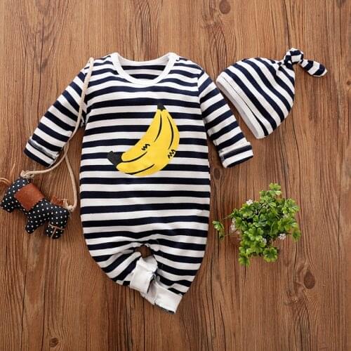 Newborn Baby Boy Clothes Outfits Set Boutique Infant Little New born Girl Suit Toddler Fall Kids Banana Costume 0 3 6 9 12 Month