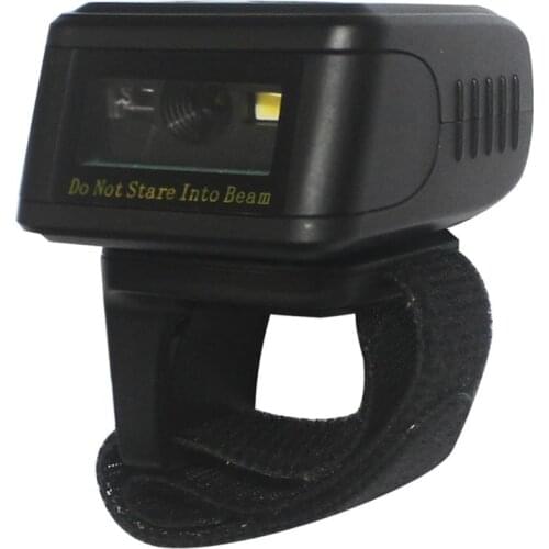 Mini Finger Ring Barcode Reader 1D 2D QR CMOS Bluetooth 2.4G Wireless Interface Bar code Scanner S03 for Inventory POS Terminal