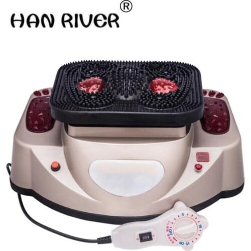 Qi and blood circulation nourishing and vitality multi-function foot massage high frequency spiral vibration heating instrument
