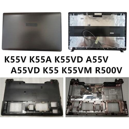 New laptop For ASUS K55V K55A K55VD A55V A55VD K55 K55VM R500V LCD Back Cover Top Case or Bottom Base Cover