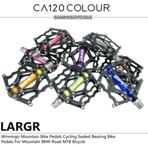 Bicycle Pedal Parts MTB Mountain Bike BMX Pedals Aluminum Alloy CNC Bike Footrest Big Flat Ultralight Cycling Pedals