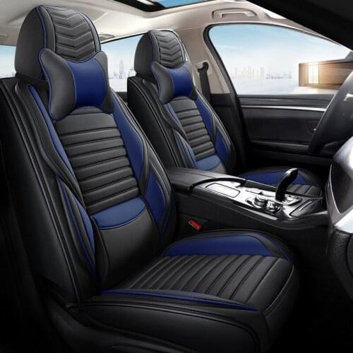 Luxury PU Universal Car seat cover for Toyota Land Cruiser 200 Prado150 120 Rav4 Corolla Avalon Camry Crown protector Seat set