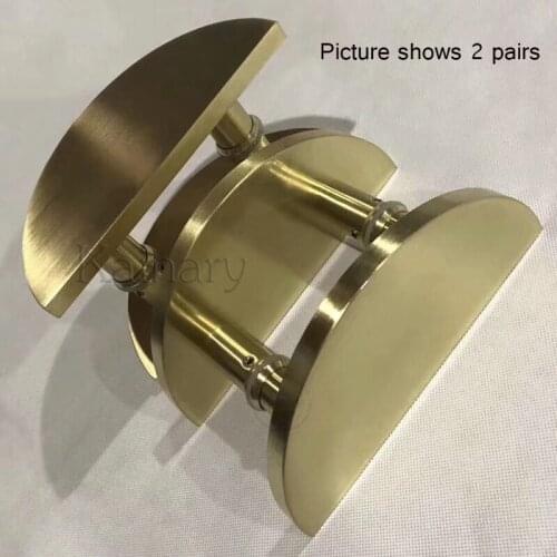 Glass door Strong handle solid material wooden door ancient bronze door handle, steel door handle diameter 300mm