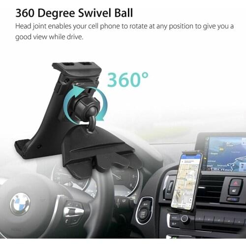 Universal 4 - 12 inch Tablet Holder Car CD Slot Tablet Bracket Mobile Phone Holder Mount Stand Rotatable For iPad Samsung pad