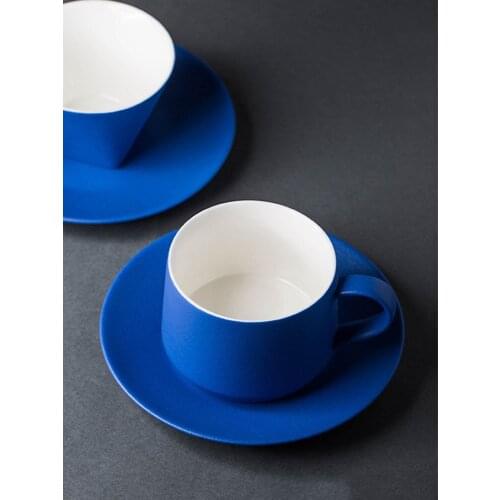 Japanese Modern Porcelain Cup Saucer Bone China Creative Simplicity Handmade Tea Cups Reuseable Coffee Tazas Drinkware EK50BD