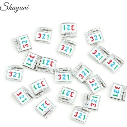 F379 Free Shipping DIY Enamel Slate Charms Floating Locket Charms DIY Accessory Fit For Floating Locket 20pcs/lot